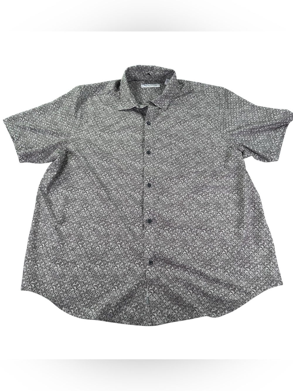 Tommy Bahama Bahama Coast IslandZone Shirt Men’s XL Gray Performance Stretch